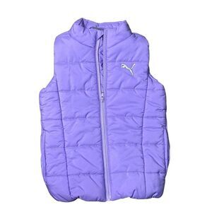 Puma Puffer Vest Girls Size XS 5-6